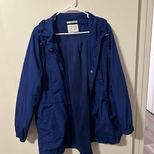 Blue Hooded Jacket